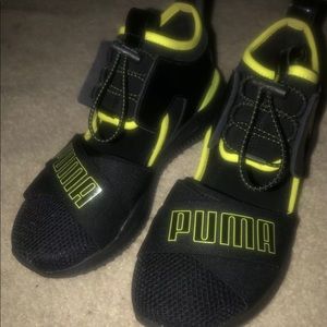 Puma Fenty by Rhianna. Black/Limepunch. Size 6